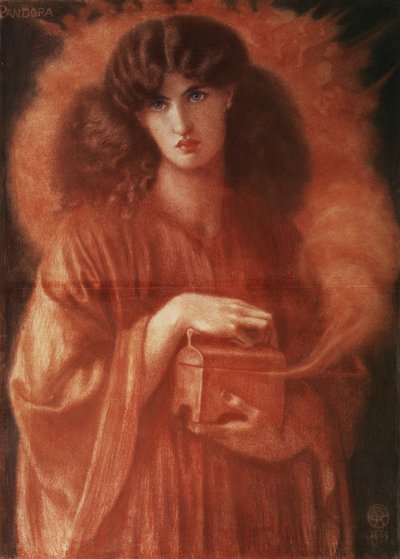 Pandora, 1869 by Dante Gabriel Charles Rossetti